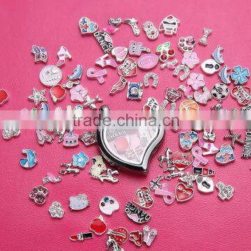 2015 New Arrival Locket Hot Sale Floating Charm Locket Locket Set