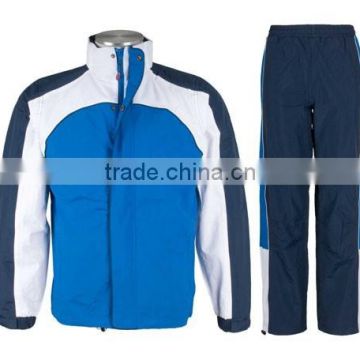 Sports Track Suit White Blue