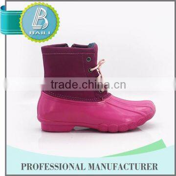 China supplier 10 years experience colorful bean boots