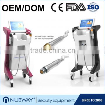 Specifically target defined depths ergonomically designed handpiece stretch mark radiofrequency machine with CE /FDA approved