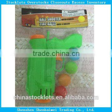 Liquidation Stock Leftover Lots Yiwu Stocklots Toy Ball Shooter Gun Surplus Inventory for Sale