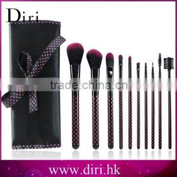 10pcs best seller makeup brush set with pouch