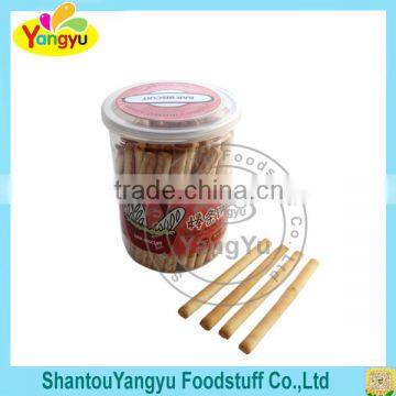 Stylish design children milk flavor crispy long stick biscuit