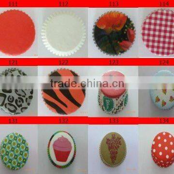 OEM Personalized Elegant Cupcake Liners Paper Muffin Cases Baking Cups For Bakery