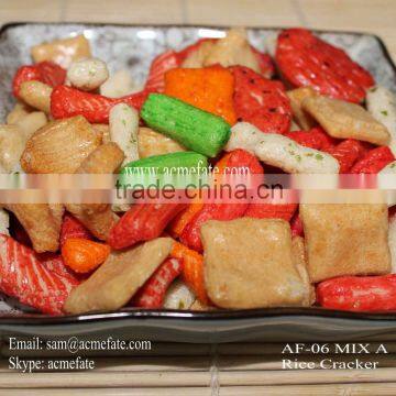 HACCP&ISO fried mix rice crackers snacks in China