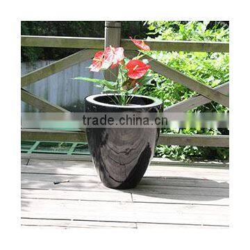 Hotel Use Luxury Pot Fashion Pots Fiberglass Plants Container and Flowers Pots Floating Bonsai