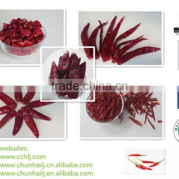 China foods dried chilli spicy new crop hot sanying chilli