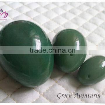 Health Care Natural Aventurin Yoni Eggs Set Of 3 Kegel Exercise for Woman Kegel Eggs With Gift Box photo-4