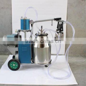 New arrival approved piston milking machine with single bucket