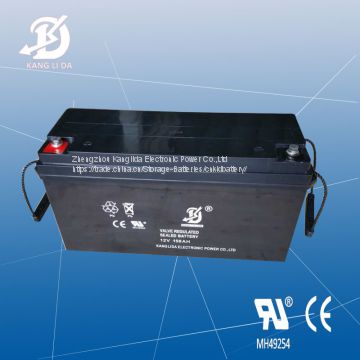 Kanglida 12V 150Ah sealed lead acid battery solar/ups battery