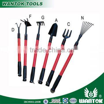 G521 telescopic long metal handle garden tool set