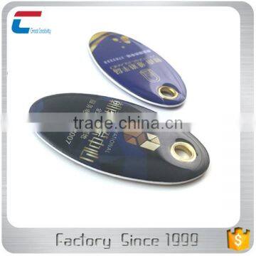 ISO14443A /ISO15693 /13.56MHZ Customized Design RFID NFC Key Tag Key Fob With Metal Edge photo-4