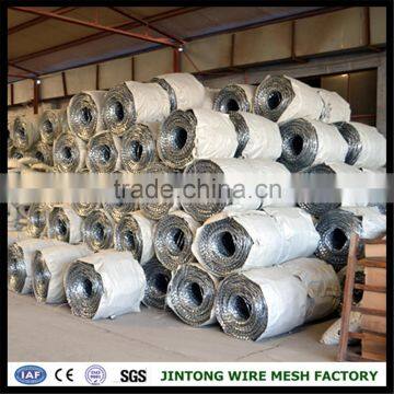 Crossed Welded Concertina Diamond Razor Wire Mesh Fence photo-6