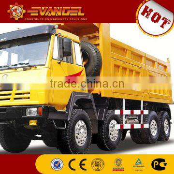 10-wheel dump truck SHACMAN dump truck with crane on sale