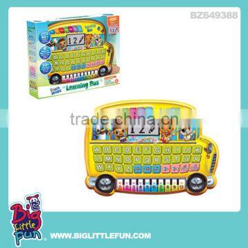 Children English intelligent learning machine toy with light