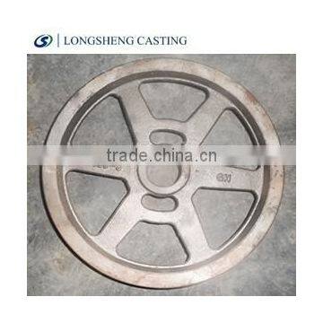 Cast Iron Valve Body,Grey Iron Casting Housing Fittings/cast Iron Wheel Hub photo-2