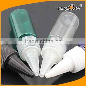 Mini Clear Blue Green Brown Empty 10ml e Liquid Plastic Bottles With Spout Tip Cap photo-2