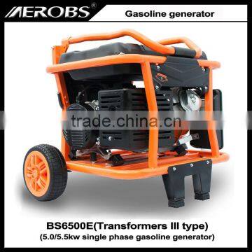 BS6500E 5.0 5.5KW Single Phase Electric Start Gasoline Generator photo-4