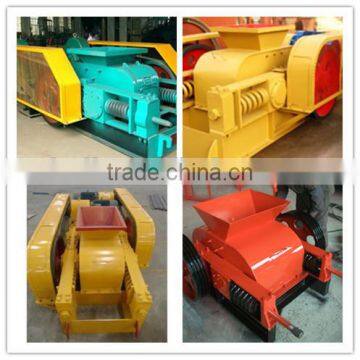 Small Rock salt double roller crusher