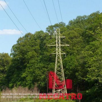 138kv tangent and angle lattice tower