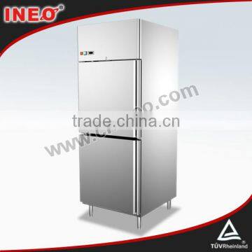 528L Stainless Steel Double Door Upright Freezer/2 Door Upright Freezer/Double Door Deep Freezer