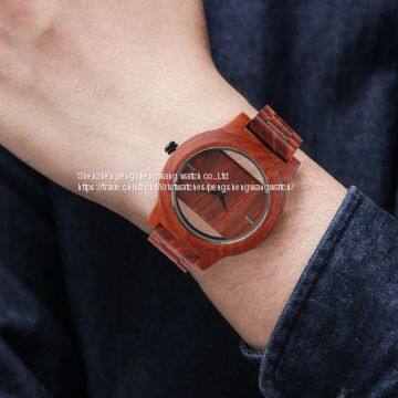 New Design Rose Wood Quartz Movement Wood Watches photo-5