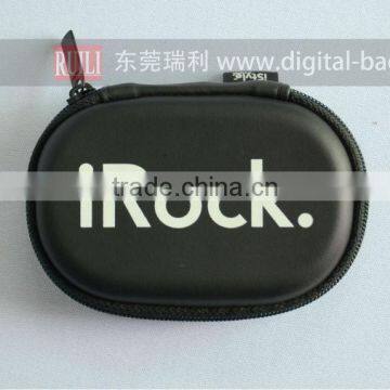 Black EVA OEM accessory waterproof EVA earphone case