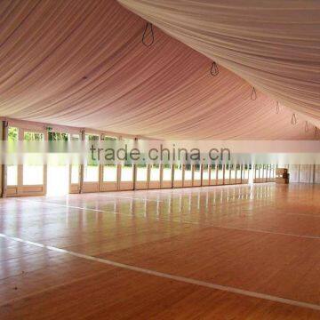 sound glass wall sports tent