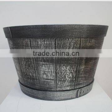 15" wholesale bulk wooden flower pots