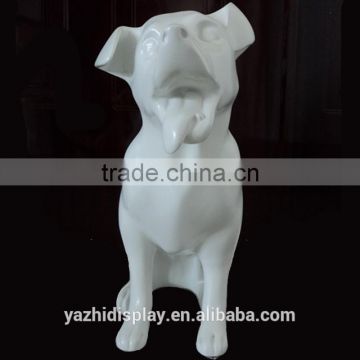 animal mannequin,dog mannequin,fiberglass dog mannequin for sale