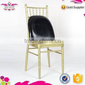 Brand New Qindao Sinofur Royal Noble Steel Rental Chiavari Chair photo-4