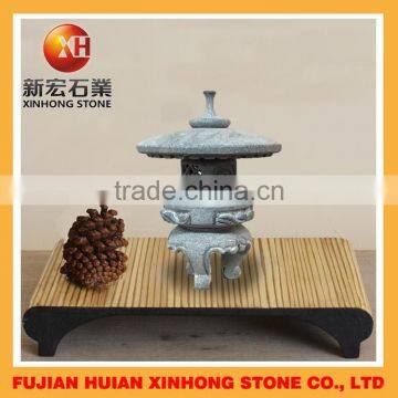 beautiful natural decorative stone carving lantern for bookshelf