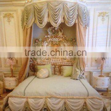 Italy Wood Bedroom Set, Concise and Elegant Girl's Bedroom Set, Hand Painting Wooden Kids Furniture Set photo-6