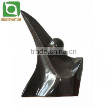 Modern Art Black Marble Abstract Sculpture