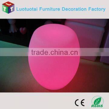 Manufacturer Die40*H45CM PE LED Drum Chair/plastic LED Light up Chair With Remote Control 16 Mix Changeable Colors photo-2