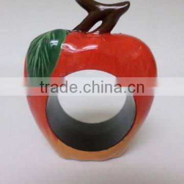 Set of 4 Resin Colorful Fruit Napkin Ring Holders photo-5