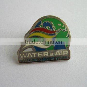 Hill Shape Metal Pin Badge