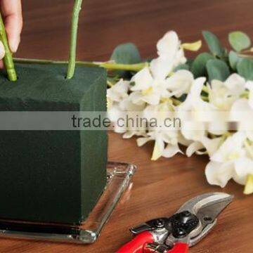 Dark Green Wet Floral Foam for Fresh Flower Fixing for Home and Occasion Decoration