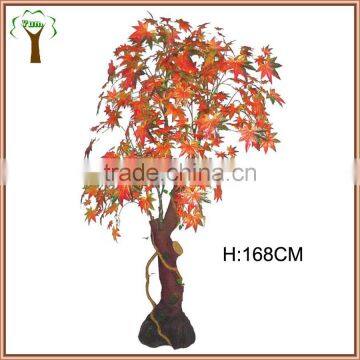 artificial red maple tree with twisty body