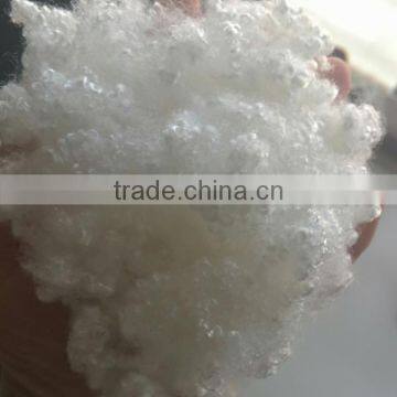 Hollow Conjugated Polyester Fiber 15D*51mm Siliconized Pattern Raw White for Filling photo-3