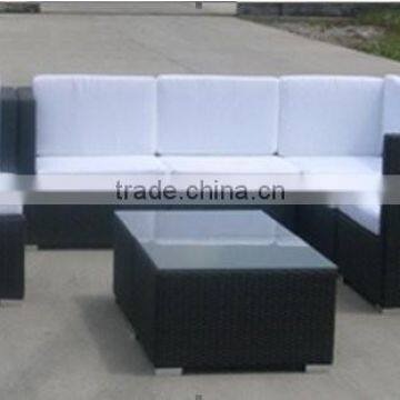 Modern Design Aluminum Frame Rattan Garden Sofa photo-2