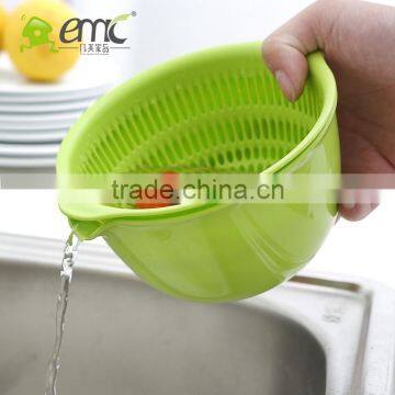 Emc Plastic Strainers for Kitchen Use, Mini Round Shape Plastic Vegetable Strainers photo-2