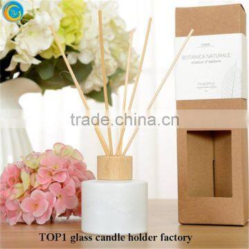 crackle glass votive Gold aroma home fragrance diffuser