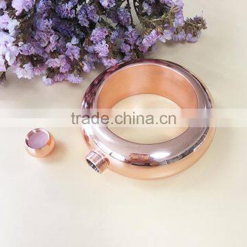 Stainless Steel rose gold bracelet flask