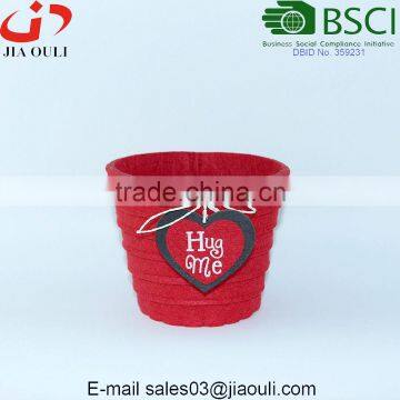 Wedding decorations non-woven flower pot, candy or gifts container