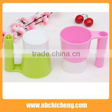 Toothbrush Holder With One Cup Plastic Cup Wash Brush Cup
