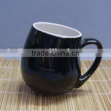 Customize Color Bulge Shape Ceramic Art Design Mug photo-3