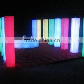 Outdoor decorative rechargeable luminous bar outdoor pillar