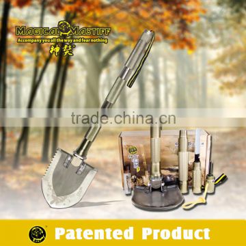 Camping Outdoor Equipment/ Multifunction Shovel with saw tooth knife,survival gear