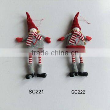 Christmas fabric person standing decoration